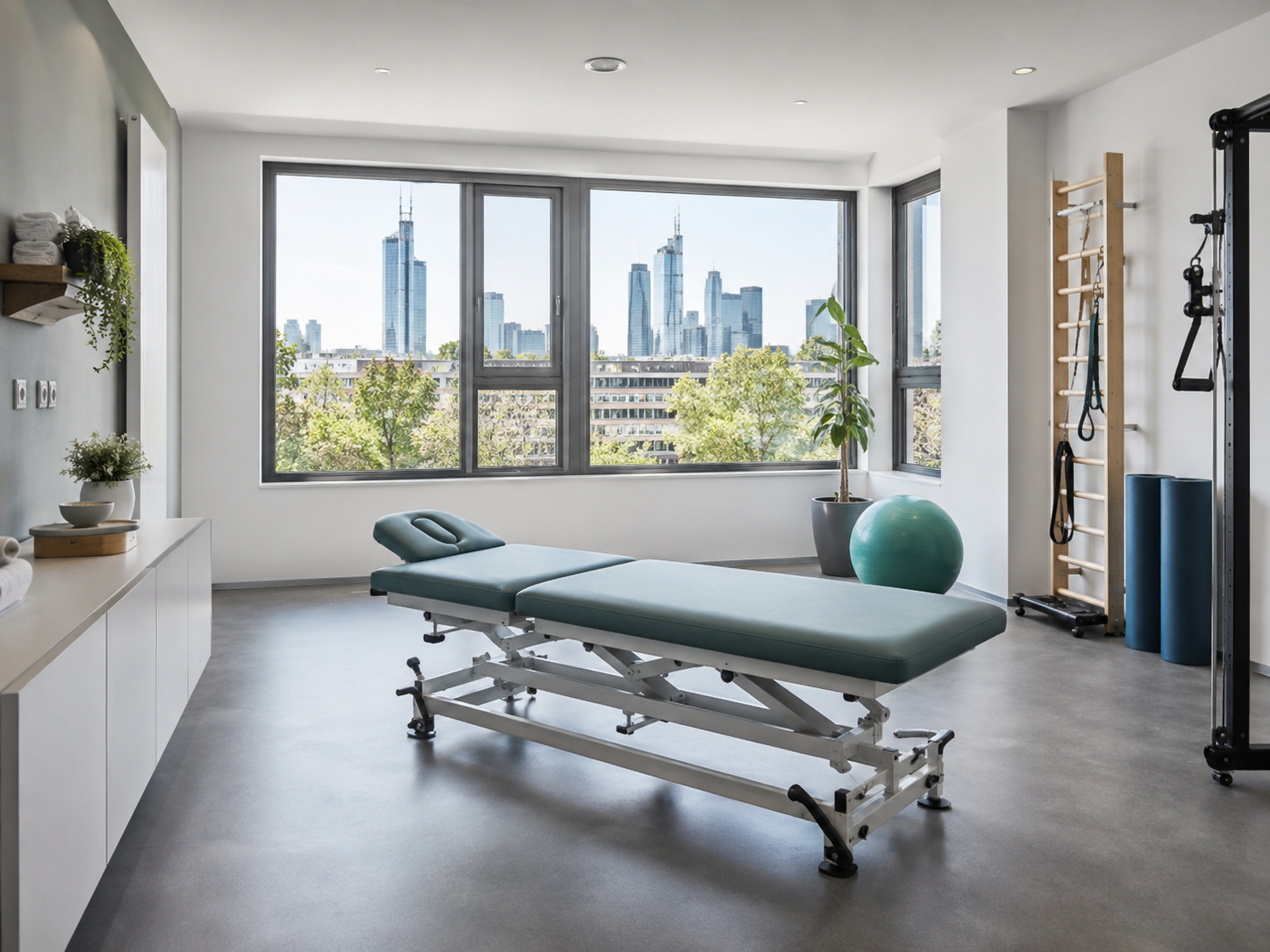 Moderner Behandlungsraum — Physiotherapie am Park
